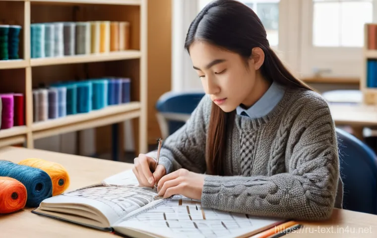 섬유기사 시험 과목별 정리 - **Prompt 1: Dedicated Textile Engineering Student**
"A young female university student, in her e...
