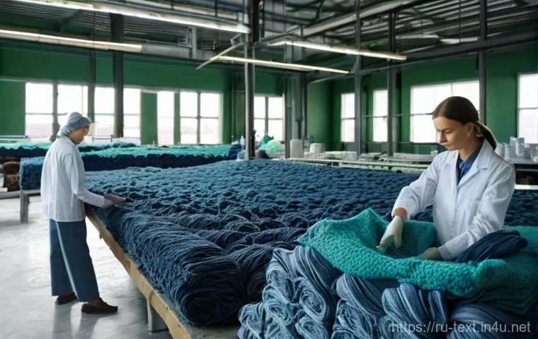 섬유기사와 관련 직종의 취업 가능성 - **Prompt: "A sleek, modern Russian textile innovation lab filled with natural light. In the foregrou... 섬유기사와 관련 직종의 취업 가능성 - **Prompt: "A sleek, modern Russian textile innovation lab filled with natural light. In the foregrou...