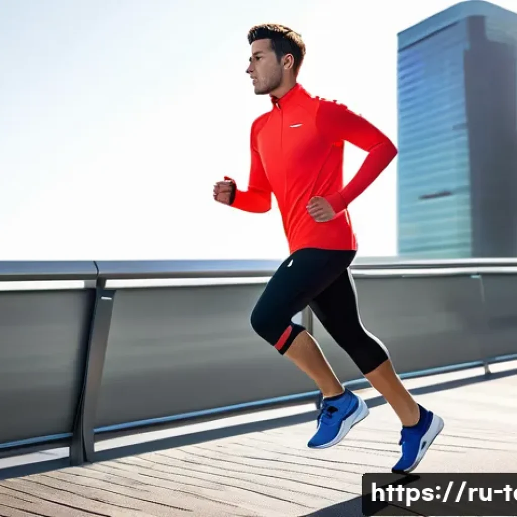 섬유기사 시험 준비의 중요한 포인트 - **Prompt 1: Smart Performance Wear in a Dynamic Urban Setting**
A dynamic, full-body shot of a y...